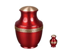 Sapphire Brass Vase