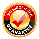 No hidden fee guarantee